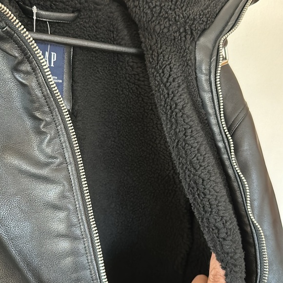 Gap Faux Leather Moto Jacket - Picture 6 of 7